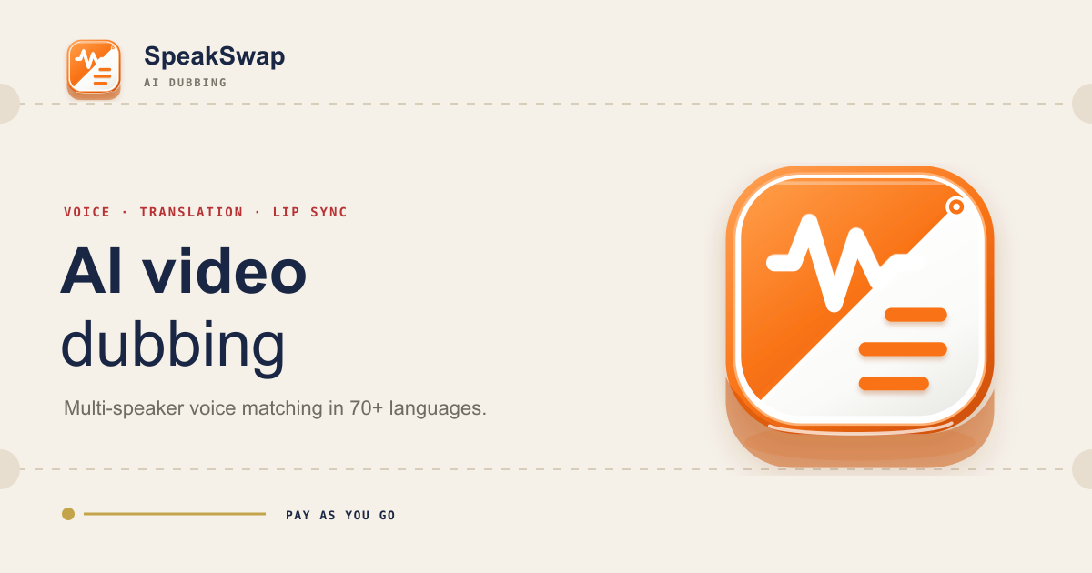 SpeakSwap.io — 官网预览图